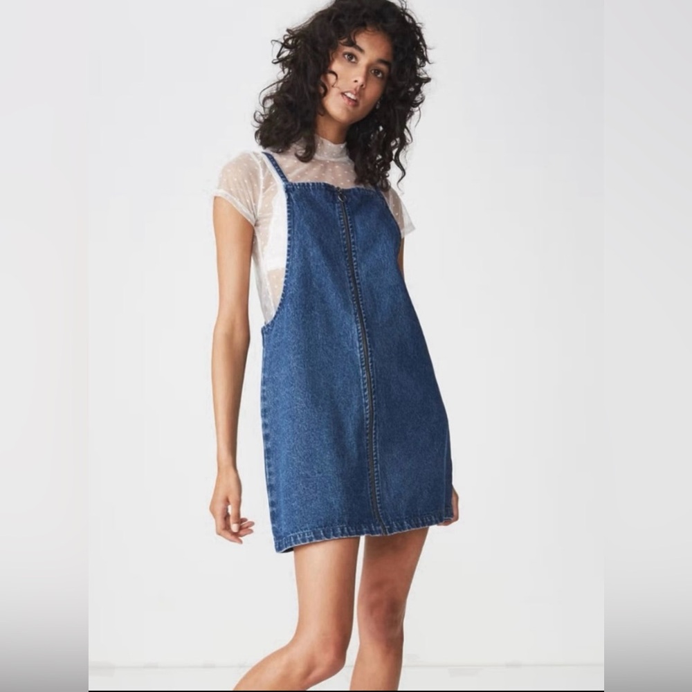 NWT Cotton On Mini Denim Dress